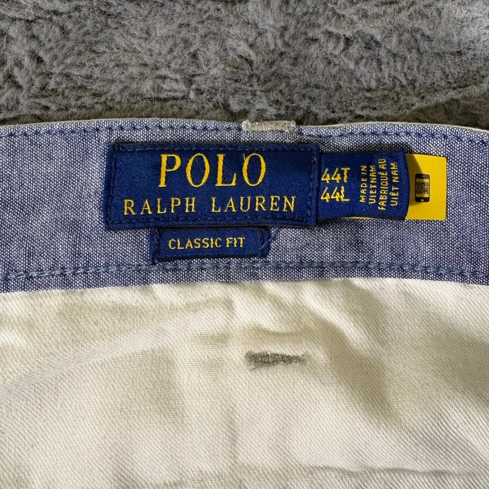 Polo Ralph Lauren Classic Fit Chino Shorts Mens 44 Khaki Tan Cotton AT236